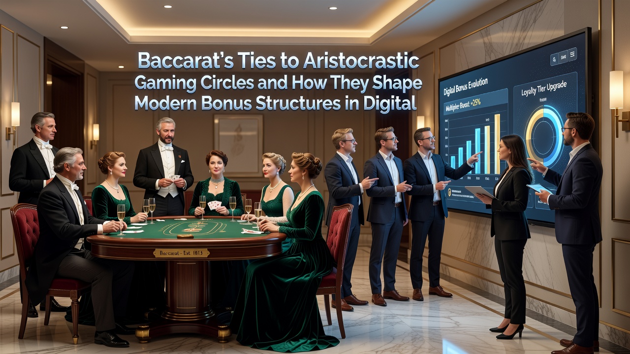 Moderne digitale Baccarat-Oberfläche mit VIP-Bonusanzeige und Statusleveln auf einem Tablet