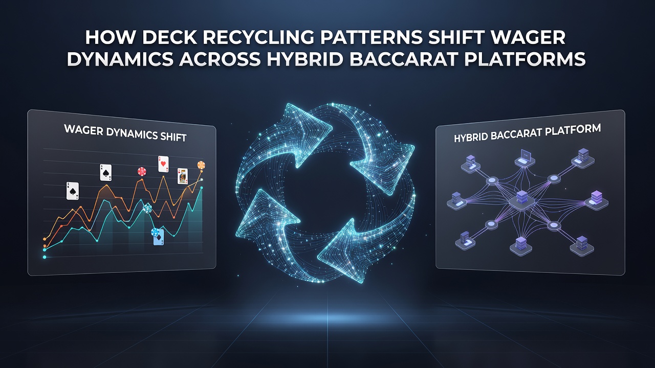 Analyse von Wettmustern und Deck-Recycling auf hybriden Baccarat-Plattformen mit grafischen Darstellungen